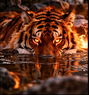 Tiger portrait